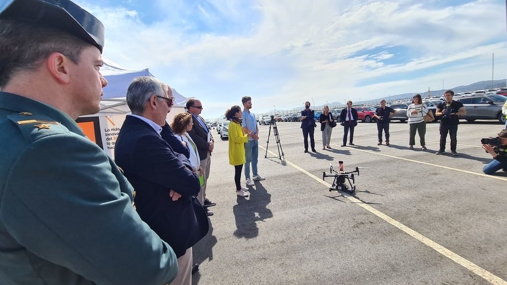 Demostración del uso del 5G para sistemas de vigilancia en el Puerto de Vigo.