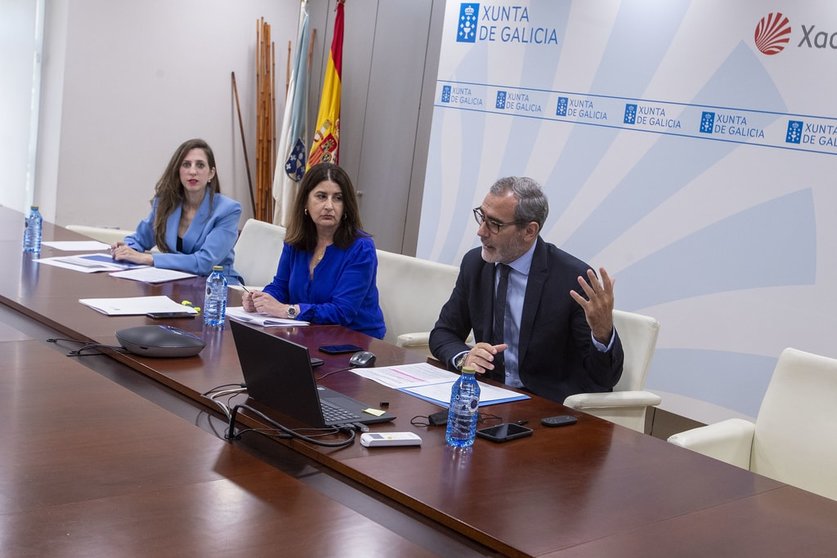 O director xeral de Comercio e Consumo, Manuel Heredia, participou nun webinario organizado en colaboración coa Federación Galega de Comercio.
