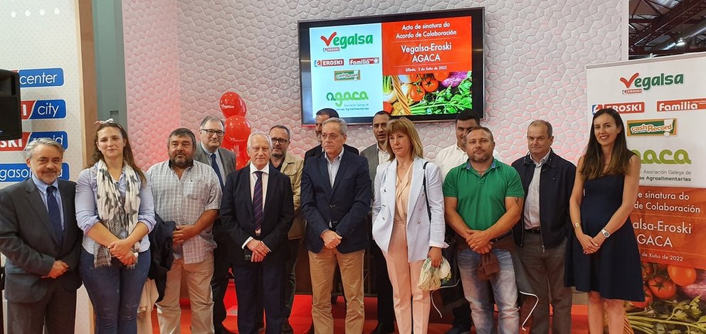 Vegalsa-Erosk renovó su convenio de colaboración con Agaca en el marco de la Feria Internacional Abanca Semana Verde de Galicia.