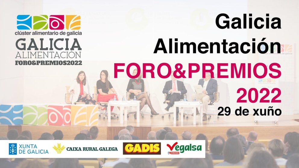 El Foro & Premios Galicia Alimentación tendrá lugar en Santiago el 29 de junio.
