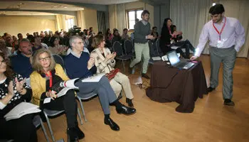 El conselleiro de Economía en la jornada destinada a emprendedores en Pantón