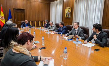 Reunión de Manuel Baltar con empresarios ourensanos.