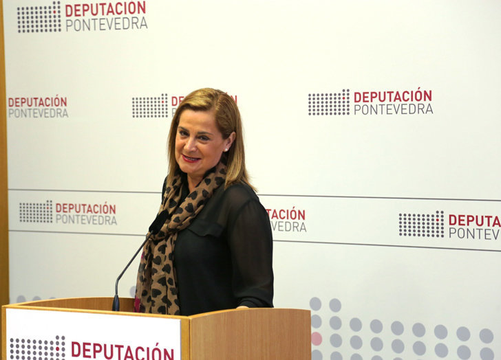 Carmela Silva, presidenta de la Diputación de Pontevedra.