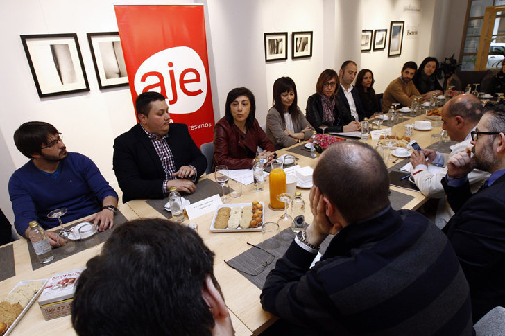 Desayuno de AJE Galicia en Lugo con la conselleira de Medio Rural./J.P.