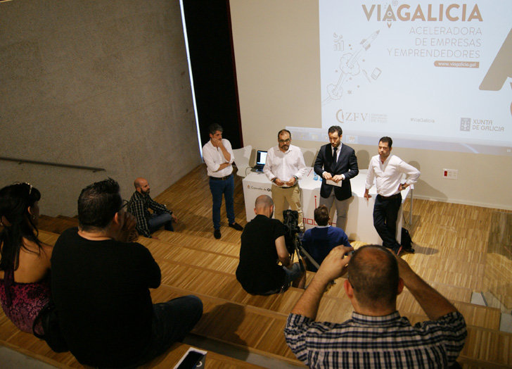 Presentación de la cuarta edición de VíaGalicia en Ourense./P.L.