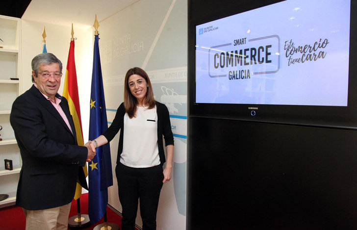 José María Seijas y Sol Vázquez presentaron la campaña Smart Commerce./P.F.