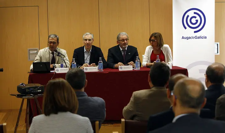 Presentación del sello Auga de Galicia./X.PONTE.