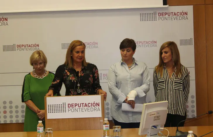 Presentación del &#34;Encontro Imparable&#34; en la Diputación de Pontevedra.