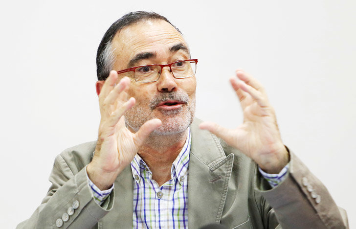 El profesor Xosé Carlos Arias./G.RIVAS.