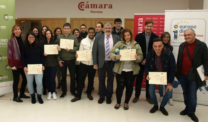 Clausura del programa &#34;Xove_Emprende&#34; de la Cámara de Ourense.