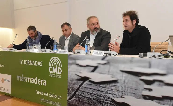 Inauguración en Santiago de las jornadas MásMadera.