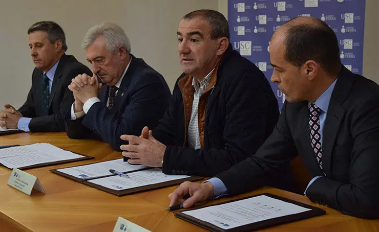 Caixa Rural Galega, USC, Diputación de Lugo y CEL renovaron el acuerdo de apoyo al CITT del Campus Terra.