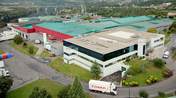 Centro de procesado de Coren en Ourense.