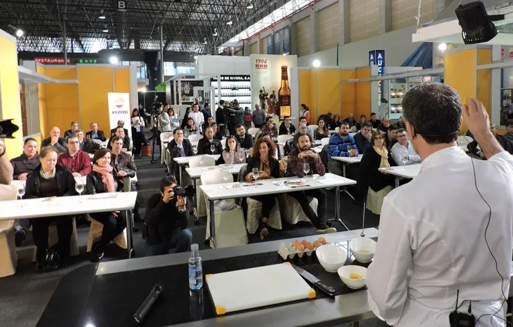 Showcooking en la última edición de Xantar, en Expourense.