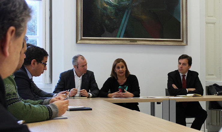 Reunión en la Diputación de Pontevedra sobre el proyecto SmartPeme.