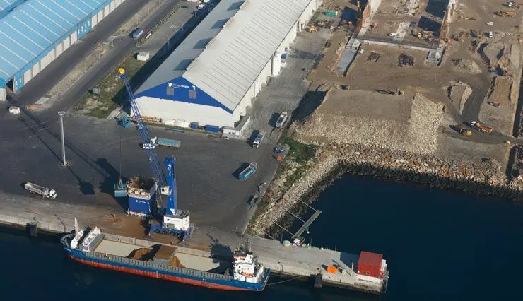 Puerto exterior de A Coruña./C.FERNÁNDEZ SOUSA.