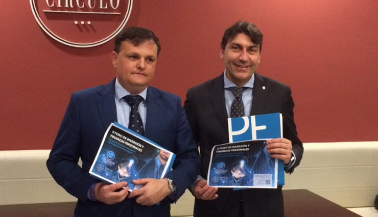 Diego Esguer y Dositeo Amoedo presentaron el II Foro de Inversión y Finanzas Personales.