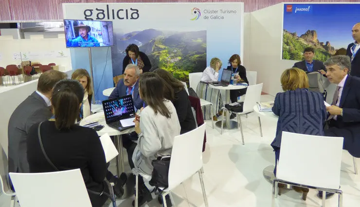 Stand del Clúster Turismo de Galicia en ITB Berlín.