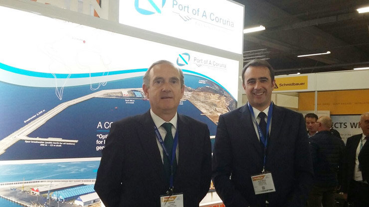 Delegación de la Autoridad Portuaria de A Coruña en BreakBulk Europe.