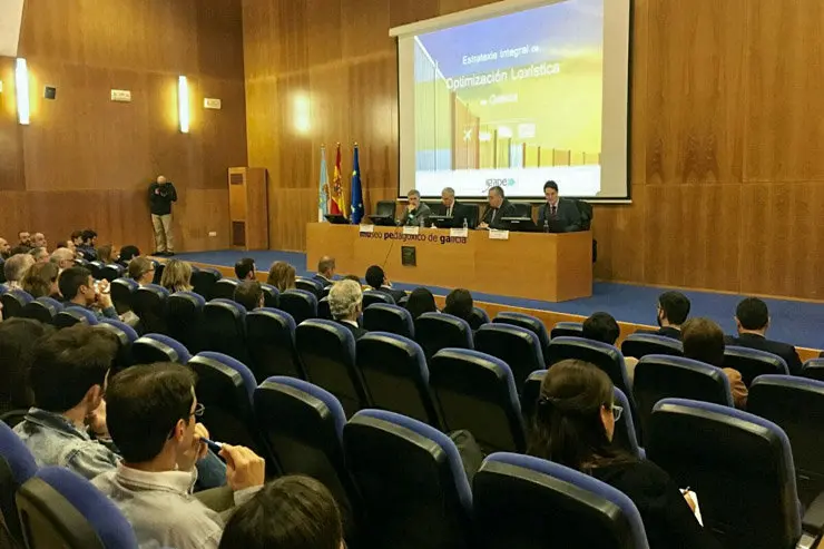 I Foro de Optimización Logística de Galicia, celebrado en Santiago.