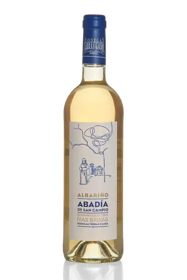 Botella de la añada 2016 de Abadía de San Campio.