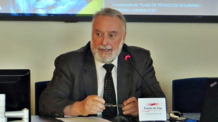 Enrique López Veiga, presidente de la Autoridad Portuaria de Vigo.