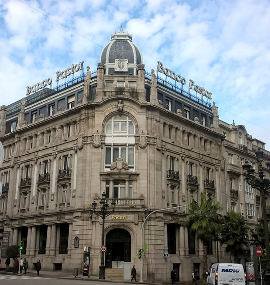 Oficina de Banco Pastor en Vigo.