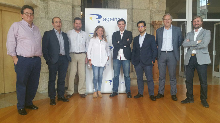 Representantes de las empresas asociadas a AGEINCO que participaron en la jornada de convivencia empresarial.