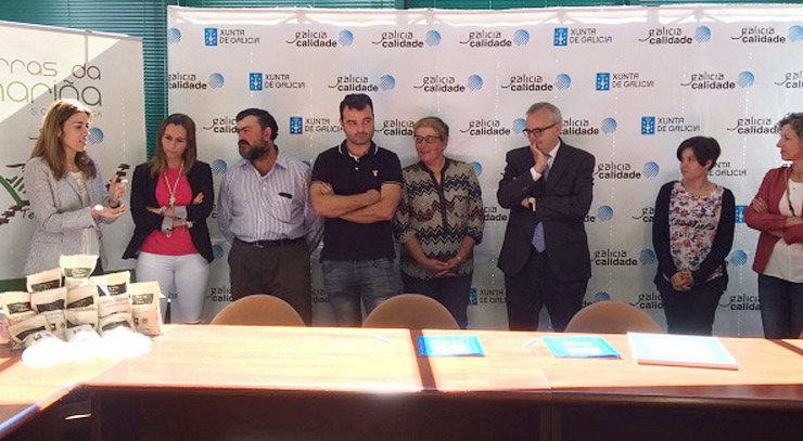 Entrega del sello Galicia Calidade a la cooperativa Terras da Mariña.