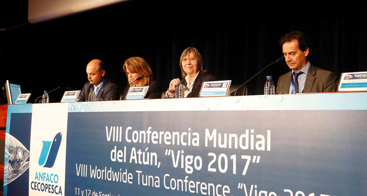 Acto de clausura de la VIII Conferencia Mundial del Atún en Vigo.