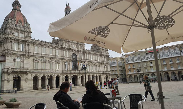 A Coruña, uno de los destinos gallegos que superan la media española de ocupación.