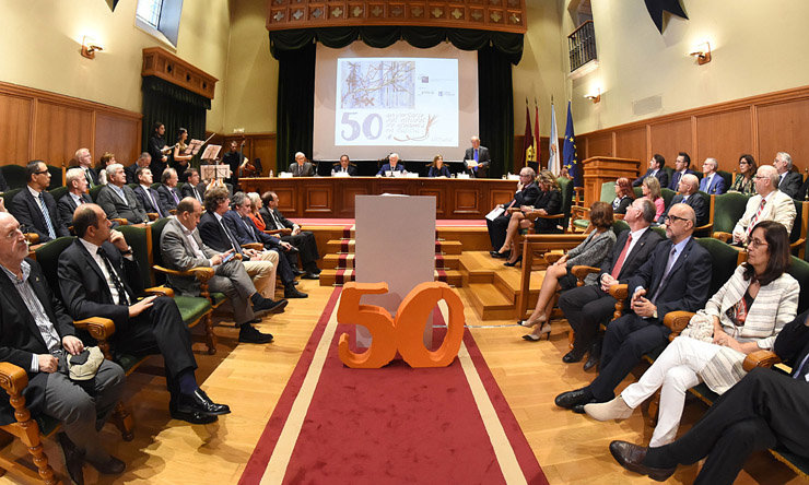 Acto inaugural del 50º aniversario de los estudios de economía en Galicia./S.ALVITE.