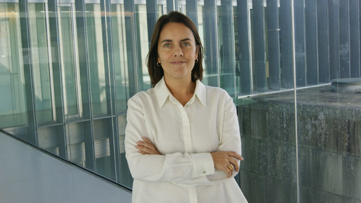 Patricia Argerey Vilar, na sede da Axencia Galega de Innovación en Santiago./P.L.