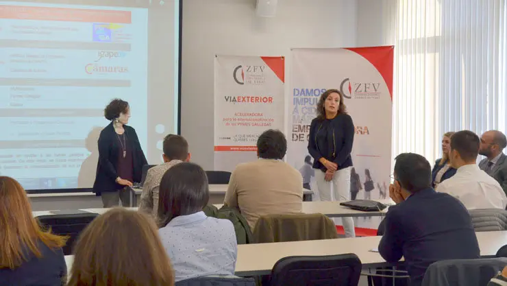 Jornada en la Zona Franca de Vigo.