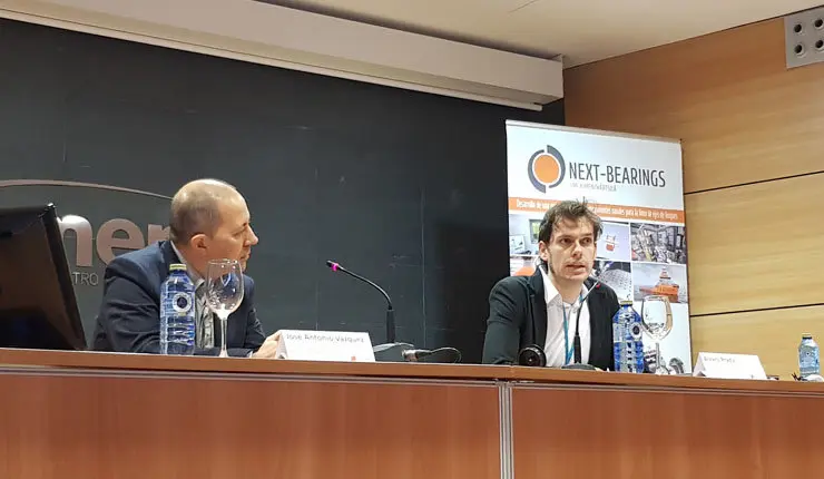 José Antonio Vázquez y Álvaro Prada en el seminario sobre NEXTBEARINGS.