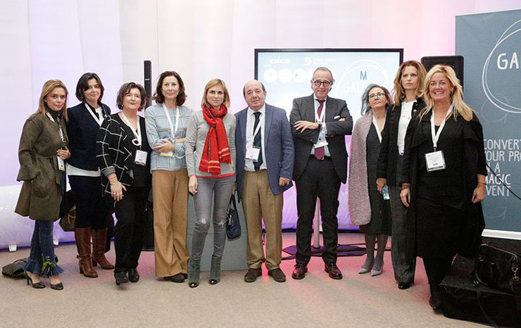Delegación gallega que acudió a la presentación de la guía GALICIA MICE en el IBTM World de Barcelona.