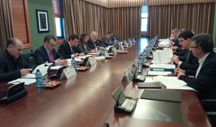 Reunión del consejo de administración del Puerto de Vigo.