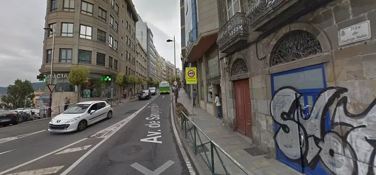 Av. de Sanjurjo Badía en Vigo.