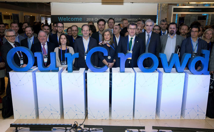 La delegación gallega en el 2018 OurCrowd Global Investor Summit.