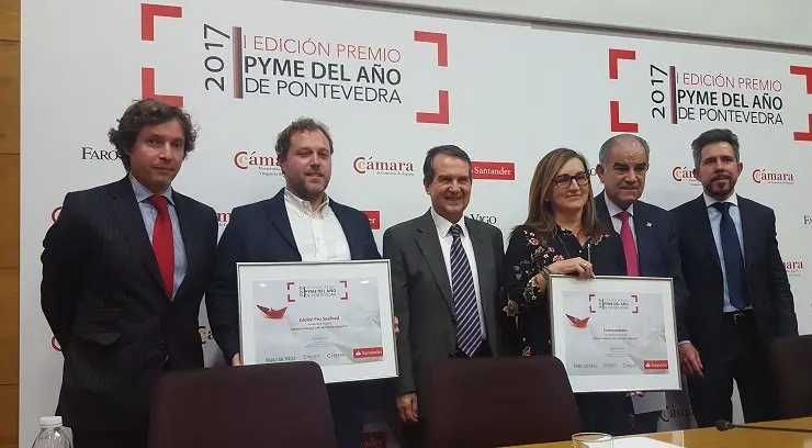 Entrega del Premio Pyme del Año 2017 Pontevedra.