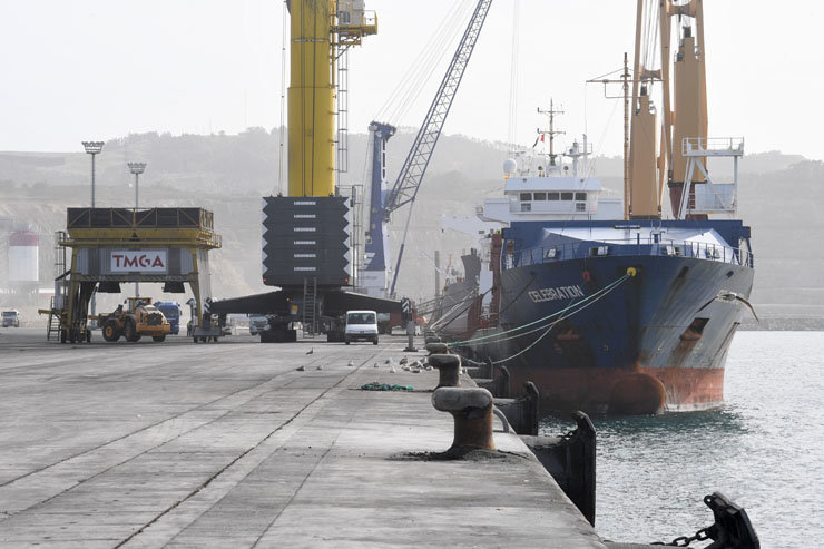 Una imagen del Puerto Exterior de A Coruña.