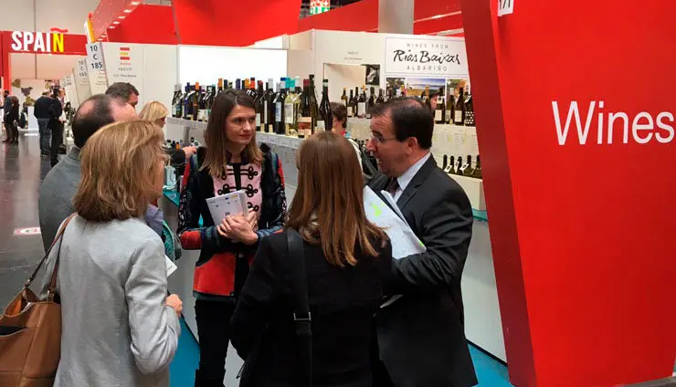 Stand de Rías Baixas en ProWein.