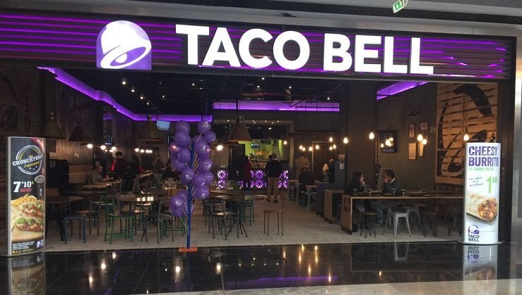 El restaurante de Taco Bell está ubicado en la segunda planta de Marineda.