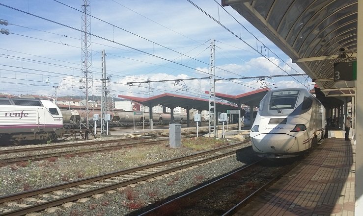 Estación de ferrocarril de Ourense.