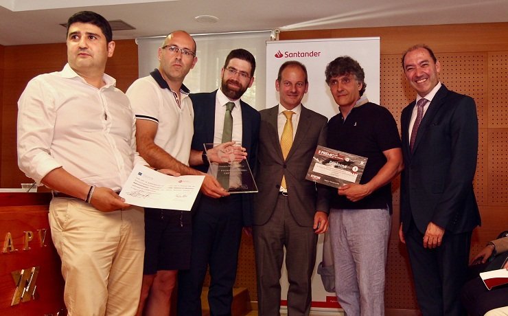 Galardonados con el II Premio Ría de Arousa./RAFA.