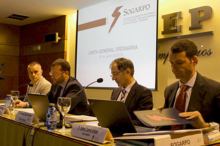 Junta general de Sogarpo, celebrada en la sede de la CEP.