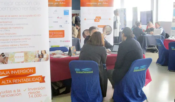 Stand de una de las empresas participantes en la última edición de Franquiatlántico.