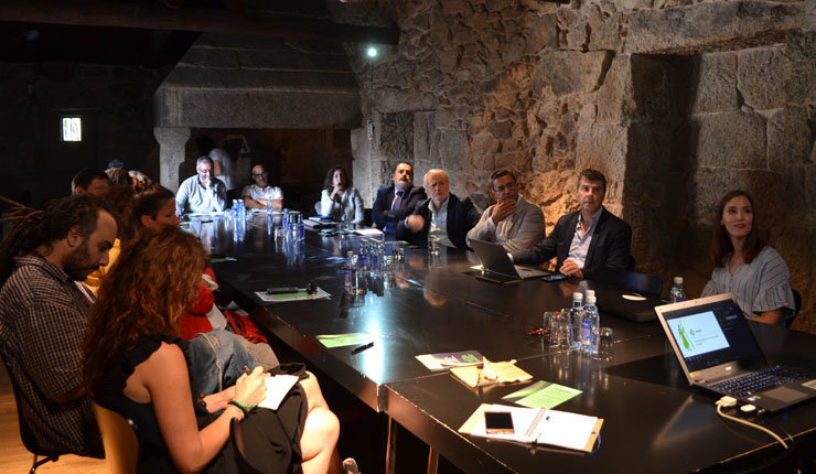 Participantes en la jornada de marketing digital celebrada en la Casa dos Poetas, Celanova.
