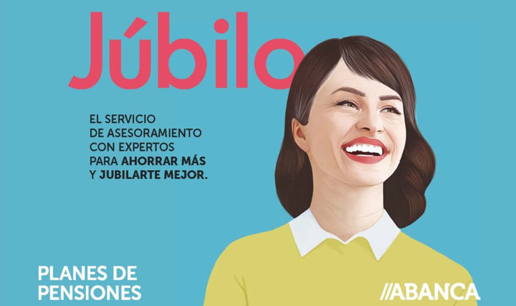 Imagen promocional del nuevo servicio de Abanca &#34;Júbilo&#34;.