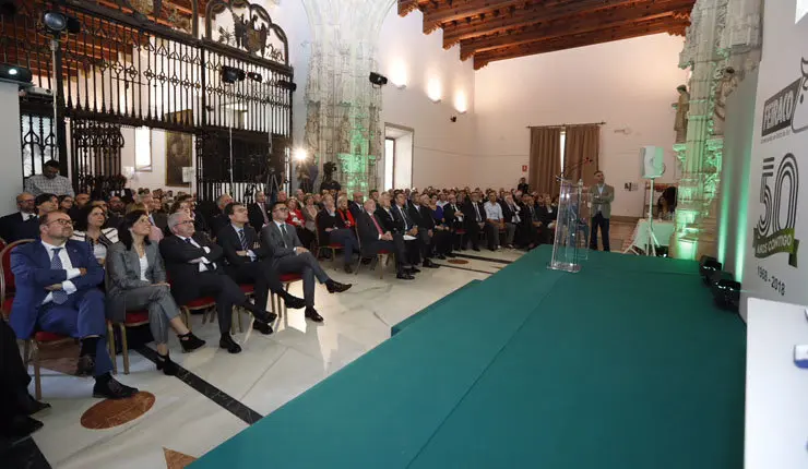 Acto de celebración del 50º aniversario de Feiraco, en Santiago.